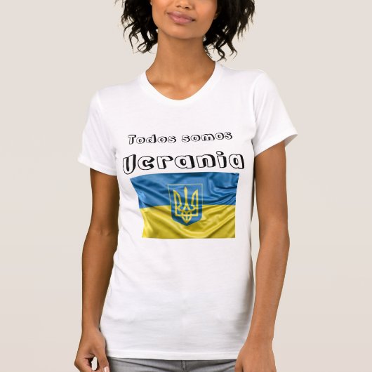 Camiaeta todos somos Ucrania T-shirt (Voorkant)