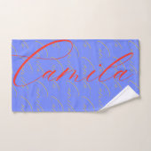 Camila Herhalend Naam Patroon  Bad Handdoek (Handdoek)