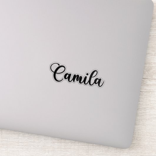Camila Naam - Handgeschreven kalligrafie Sticker (Detail)