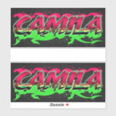 Camila Vorname Name Graffiti Aufkleber Sticker (Vel)