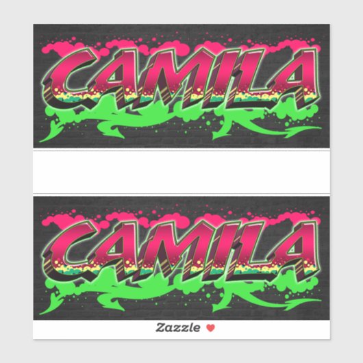 Camila Vorname Name Graffiti Aufkleber Sticker (Vel)