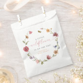 CAMILLA Butterfly Wildflower Girl Baby shower Bedankzakje (Geknipt)