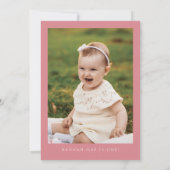 CAMILLA Butterfly Wildflower Girl eerste verjaarda Kaart (Achterkant)