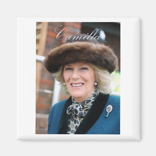 Camilla Duchess van Cornwall Magneet (Voorkant)