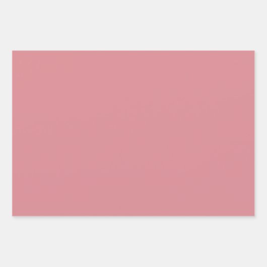 CAMILLA Dusty Pink Spring Wildflower Bloemen Inpakpapier Vel (Voorkant 2)