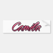 Camillavette roze Aufkleber Sticker (Voorkant)