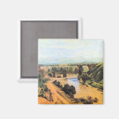 Camille Corot, De brug bij Narni, Magneet (Voorkant / Achterkant)