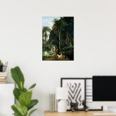 Camille Corot Diana en Actaeon Poster (Thuiskantoor)
