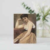 Camille Corot- Onderbroken Lezing Briefkaart (Staand voorkant)