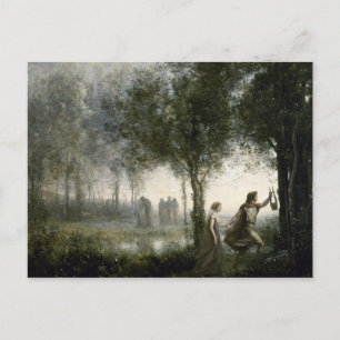 Camille Corot - Orpheus leidt Eurydice Briefkaart