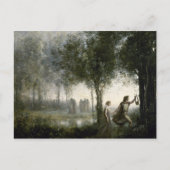 Camille Corot - Orpheus leidt Eurydice Briefkaart (Voorkant)
