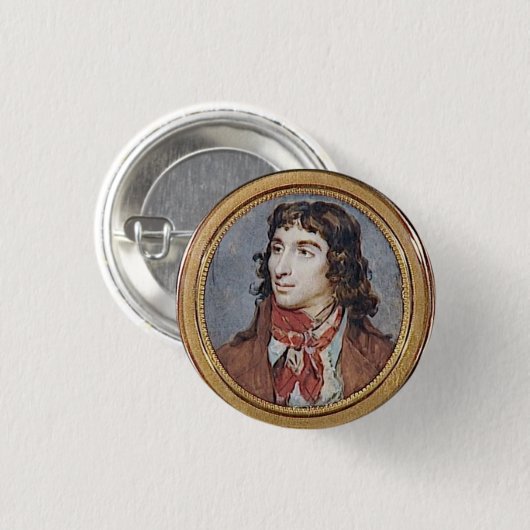 Camille Desmoulins Ronde Button 3,2 Cm (Voorkant /achterkant)