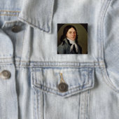 Camille Desmoulins Vierkante Button 5,1 Cm (In situ)