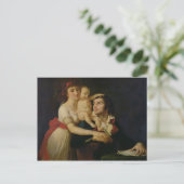 Camille Desmoulins zijn vrouw Lucile en hun Briefkaart (Staand voorkant)