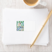 Camille Grimshaw Mermaid Bruiloft Adresetiketten Etiket (Insitu)