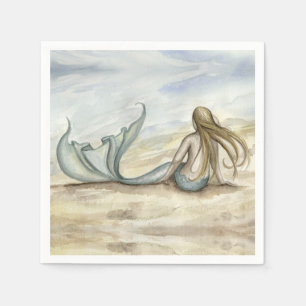 Camille Grimshaw Seaside Mermaid Napkins Servetten