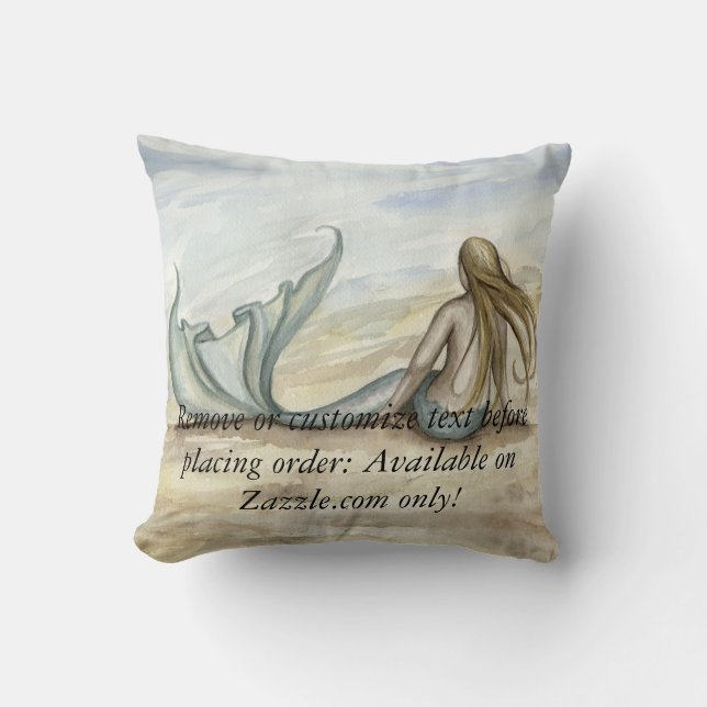 Camille Grimshaw Seaside Mermaid Pillow Kussen (Voorkant)