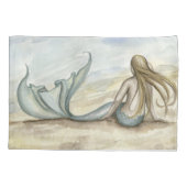 Camille Grimshaw Seaside Mermaid Pillowcase Kussensloop (Achterkant)