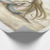 Camille Grimshaw Seaside Mermaid Wrapping Paper Cadeaupapier (Hoek)