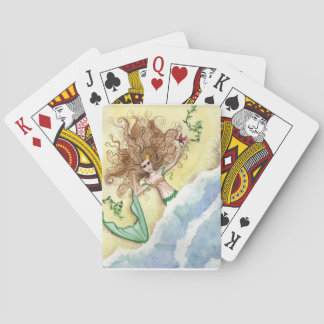 Camille Grimshaw was de Zeemeerminikaarten aan het Pokerkaarten