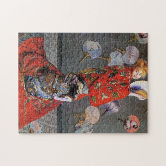Camille in de Japanse Costume Monet Fine Art Legpuzzel (Horizontaal)
