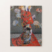 Camille in de Japanse Costume Monet Fine Art Legpuzzel (Verticaal)