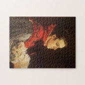 Camille met Small Dog Monet Fine Art Legpuzzel (Horizontaal)