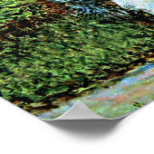 Camille Monet and Child in Artistist's Garden Poster (Hoek)