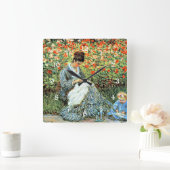Camille Monet en Child, beroemd schilderij Vierkante Klok (Huis)