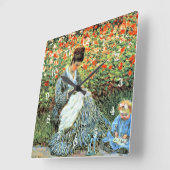 Camille Monet en Child, beroemd schilderij Vierkante Klok (Hoek)