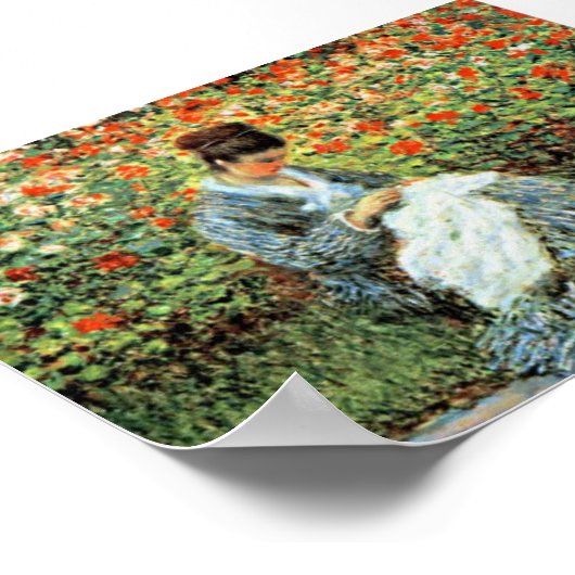 Camille Monet en Child Monet Moederdag Poster (Hoek)