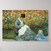Camille Monet en Child Monet Moederdag Poster (Voorkant)