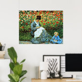 Camille Monet en Child Poster (Thuiskantoor)