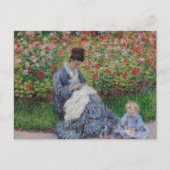 Camille Monet en een kind van Claude Monet Briefka Briefkaart (Voorkant)