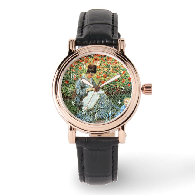 Camille Monet en kind, beroemd schilderij Horloge (Voorkant)