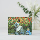 Camille Monet en kind, Briefkaart (Staand voorkant)