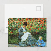 Camille Monet en kind, Briefkaart (Voorkant / Achterkant)