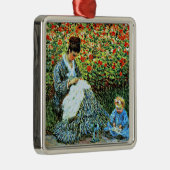 Camille Monet en kind, Metalen Ornament (Rechts)