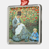 Camille Monet en kind, Metalen Ornament (Links)