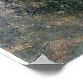 Camille Monet in de tuin Poster (Hoek)