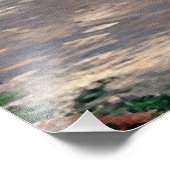 Camille Monet in de tuin van Argenteuil Foto Afdruk (Hoek)