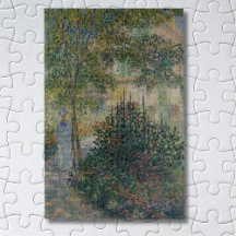 Camille Monet in de tuin van Argenteuil