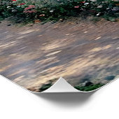 Camille Monet in de tuin van Argenteuil Perfect Poster (Hoek)