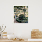 Camille Monet in de tuin van Argenteuil Poster (Keuken)