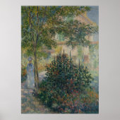 Camille Monet in de tuin van Argenteuil Poster (Voorkant)