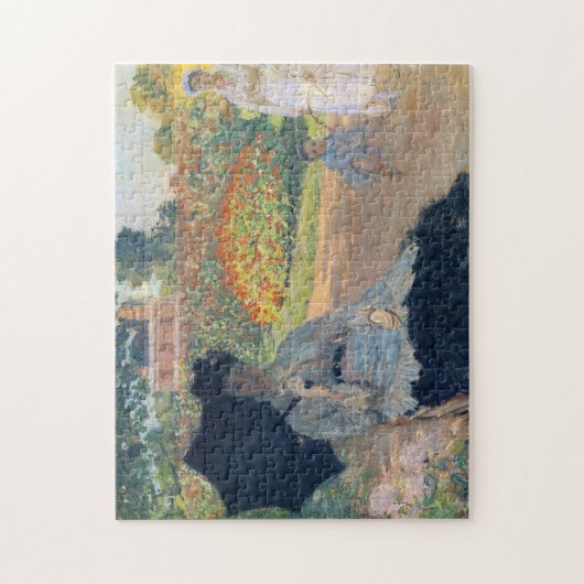 Camille Monet in Garden Monet Fine Art Legpuzzel (Verticaal)
