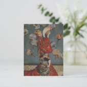 Camille Monet in Japans kostuum door Claude Monet Briefkaart (Staand voorkant)