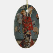 Camille Monet in Japans kostuum door Claude Monet Keramisch Ornament (Rechts)