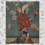 Camille Monet in Japans kostuum door Claude Monet Legpuzzel<br><div class="desc">La Japonaise, Camille in de Japanse Costume (1876) van Claude Monet is een impressionistisch schilderij met een mooi kunstschilderij, waarin de vrouw van de kunstenaar, Camille Monet, een blonde pruik draagt en gekleed is in een traditionele Japanse kimono en een fan vasthoudt. Over de kunstenaar: Claude Monet (1840-1926) was een...</div>