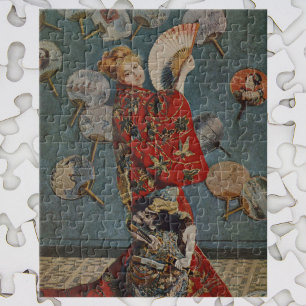 Camille Monet in Japans kostuum door Claude Monet Legpuzzel